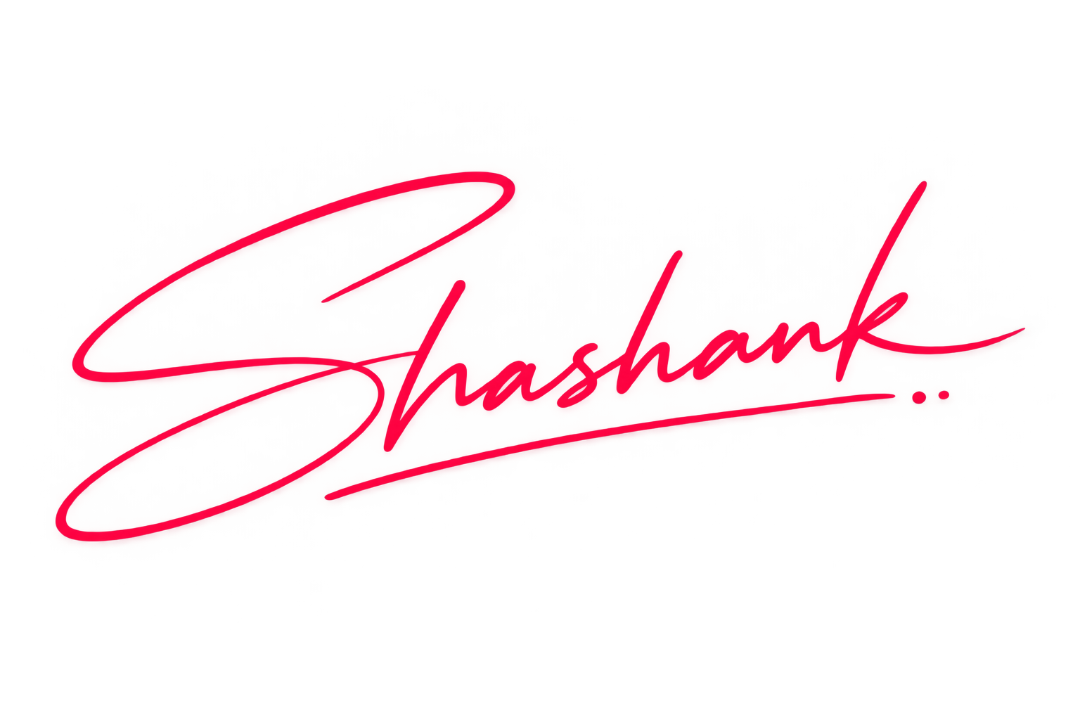 Shashank Signature